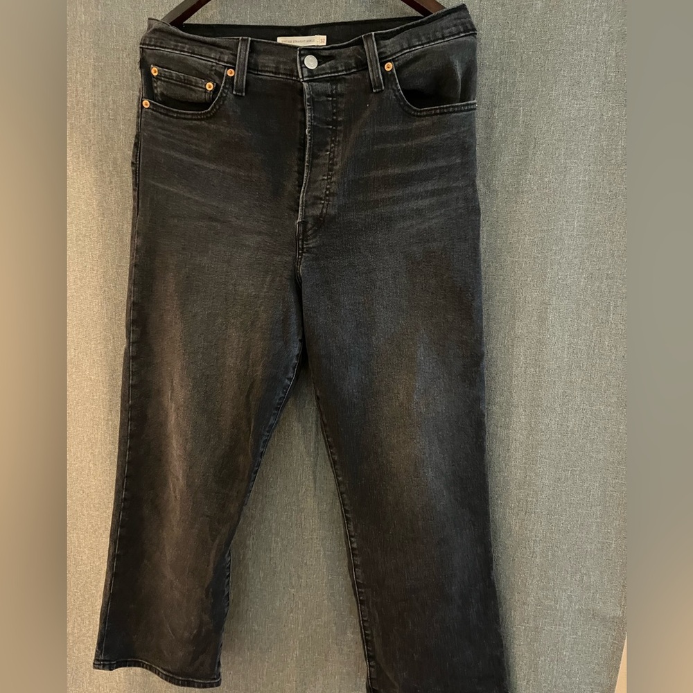 Women’s Rib Cage High Rise Black Levi’s